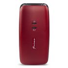 Primo 401- 2G Simple Flip Phone (Red)