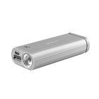 -20% | Blazer-6 Multi-Functional Power Bank with LED and Lighter (Silver)