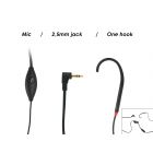 CLHOOK-1 Hands free T-Coil adaptor with single ear hook 2.5mm