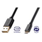 MUSB-101 LONG TIP HQ CÂBLE MICRO USB (1 Mètre)