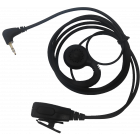C-hook earpiece speaker with PTT for MOTOROLA