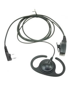 EP-0409-K2 Verstelbare D-type luidspreker met PTT voor KENWOOD