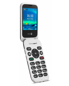 Doro 6820 - 4G Eenvoudige Klaptelefoon (Zwart-Wit)