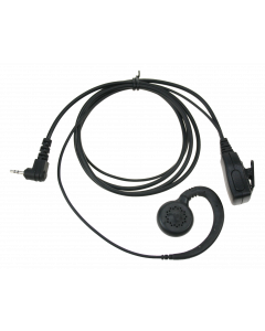 C-hook earpiece speaker with PTT for ALINCO/PD365