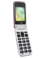 2424 - 2G Simple Flip Phone (Red-White)