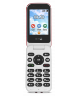 7030 - 4G Flip Phone (Red-White)