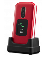 6880 - 4G Eenvoudige Klaptelefoon (Rood-Wit)