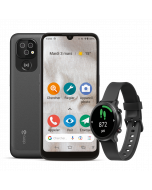 Doro 8100 4G Smartphone - 32GB (Inclusief Smartwatch - Zwart)