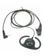 EP-0409A High quality adjustable D-type earphone + PTT