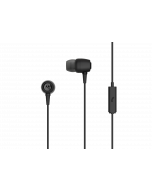 -25% | Earbuds metal - audio oortjes met microfoon 3,5mm zwart
